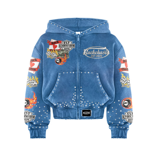 *PRE-ORDER*LIFE’S A GAMBLE ZIP UP JACKET