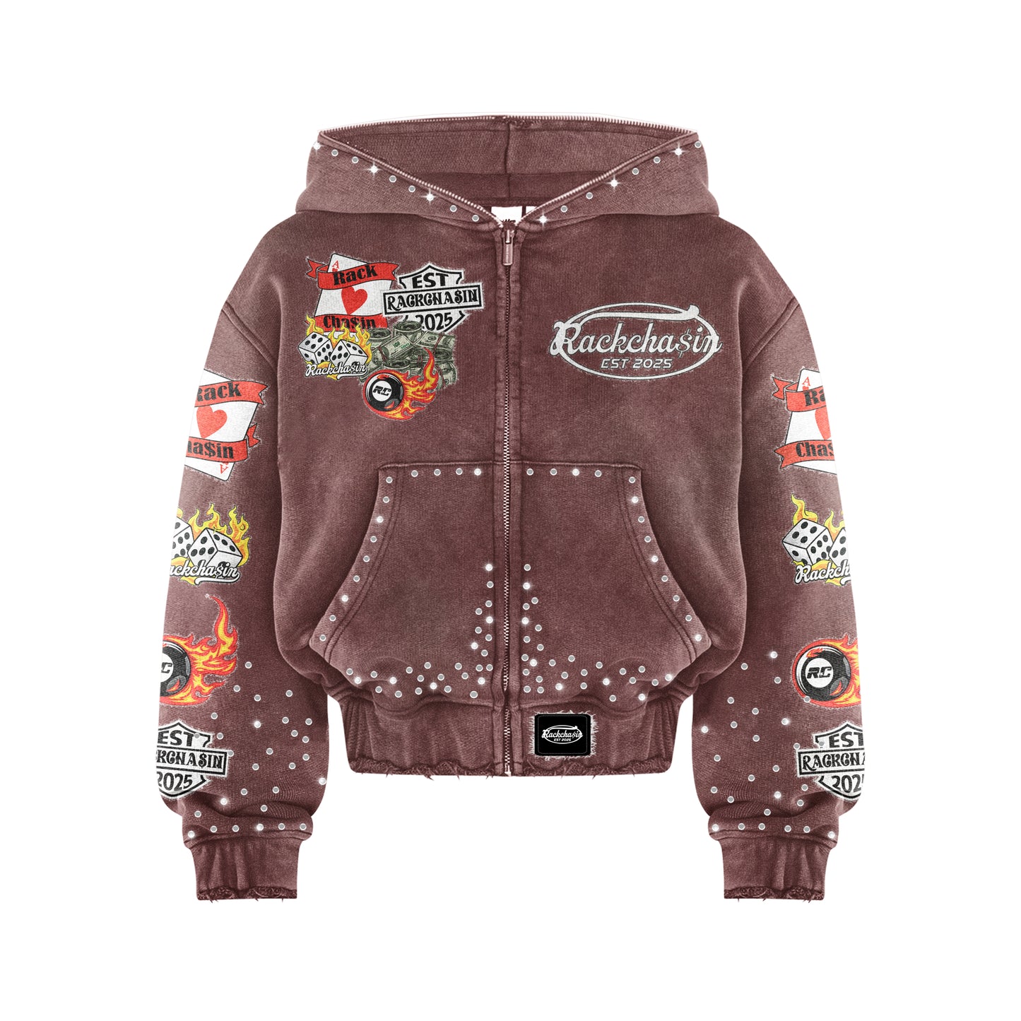 *PRE-ORDER*LIFE’S A GAMBLE ZIP UP JACKET